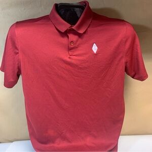 NikeGolf Burgundy Dri-Fit Medium Short Sleeve Shirt